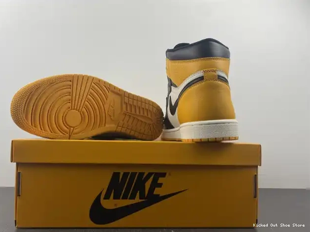 Kick Theory Yellow 555088-711 OG High 1 Air Toe Jordan 0603